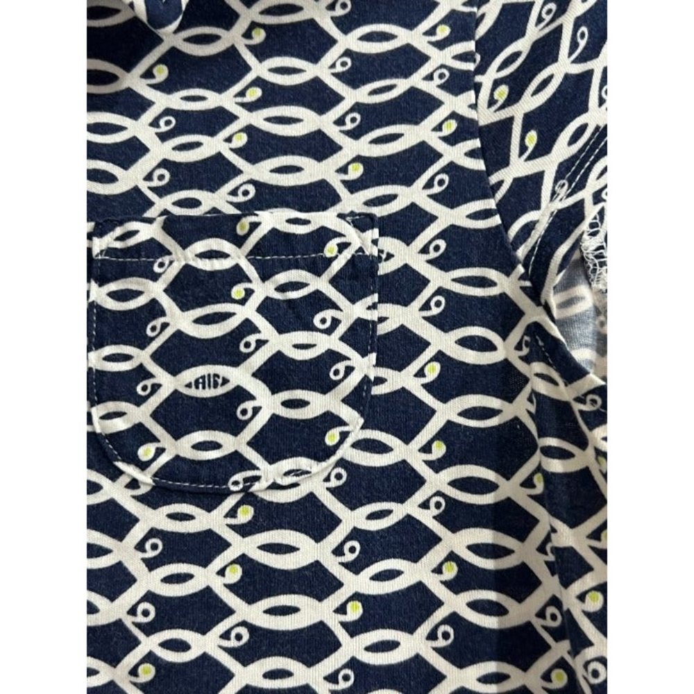 Lilly Pulitzer front  button  polo top‎ short sleeve size s - Picture 3 of 6